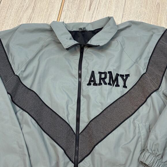 US Army Physical Fitness Uniform IPFU Jacket Windbreaker Long Sleeve Bomber XS - Picture 4 of 8